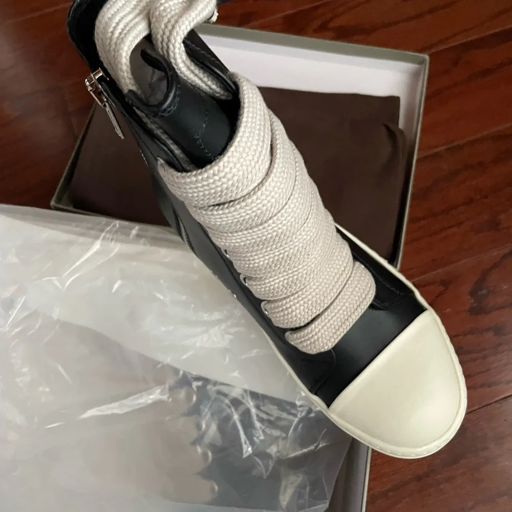 Women’s Rick owens High-Top Sneakers size 10 - Picture 3 of 8